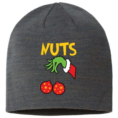 Chest Nuts Matching Chestnuts Funny Christmas Couples Nuts Sustainable Beanie