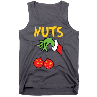 Chest Nuts Matching Chestnuts Funny Christmas Couples Nuts Tank Top