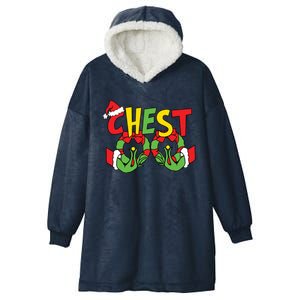 Chest Nuts Matching Chestnuts Funny Christmas Couples Nuts Hooded Wearable Blanket