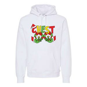 Chest Nuts Matching Chestnuts Funny Christmas Couples Nuts Premium Hoodie