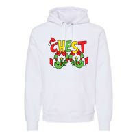 Chest Nuts Matching Chestnuts Funny Christmas Couples Nuts Premium Hoodie