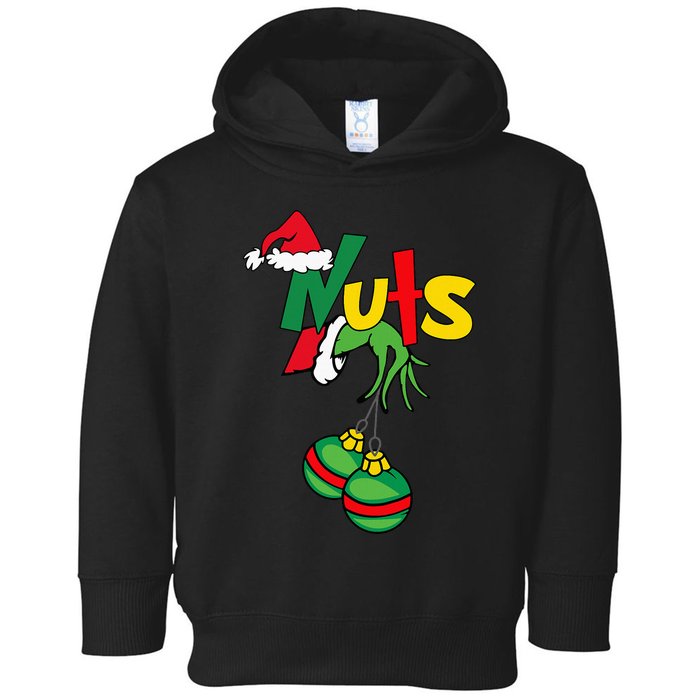 Chest Nuts Matching Chestnuts Funny Christmas Couples Nuts Toddler Hoodie