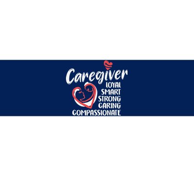 Caregiver Nurses Medical Love Caregiver Appreciation Day Bumper Sticker