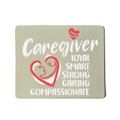 Caregiver Nurses Medical Love Caregiver Appreciation Day Mousepad