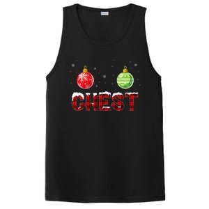 Chest Nuts Matching Chestnuts Funny Christmas Couples Chest PosiCharge Competitor Tank