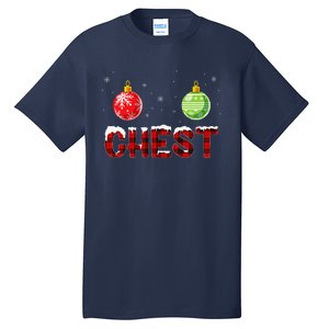 Chest Nuts Matching Chestnuts Funny Christmas Couples Chest Tall T-Shirt