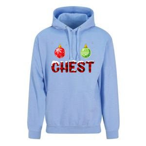 Chest Nuts Matching Chestnuts Funny Christmas Couples Chest Unisex Surf Hoodie