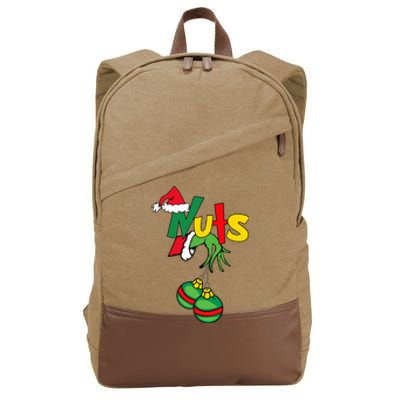 Chest Nuts Matching Chestnuts Funny Christmas Couples Nuts Cotton Canvas Backpack