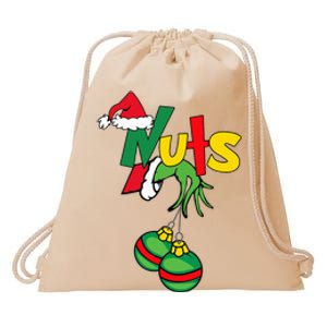 Chest Nuts Matching Chestnuts Funny Christmas Couples Nuts Drawstring Bag