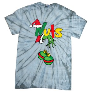 Chest Nuts Matching Chestnuts Funny Christmas Couples Nuts Tie-Dye T-Shirt