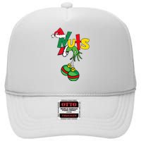 Chest Nuts Matching Chestnuts Funny Christmas Couples Nuts High Crown Mesh Back Trucker Hat