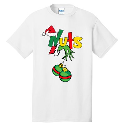 Chest Nuts Matching Chestnuts Funny Christmas Couples Nuts Tall T-Shirt