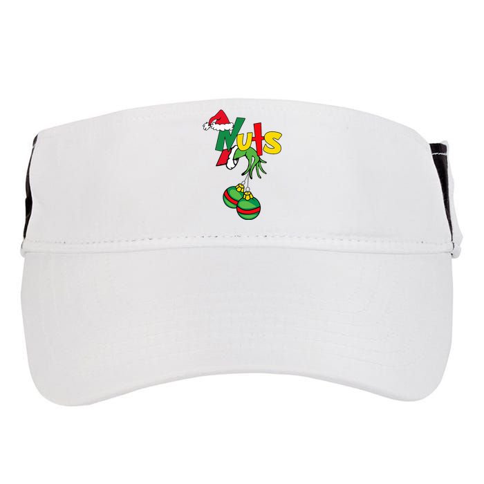 Chest Nuts Matching Chestnuts Funny Christmas Couples Nuts Adult Drive Performance Visor