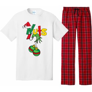 Chest Nuts Matching Chestnuts Funny Christmas Couples Nuts Pajama Set