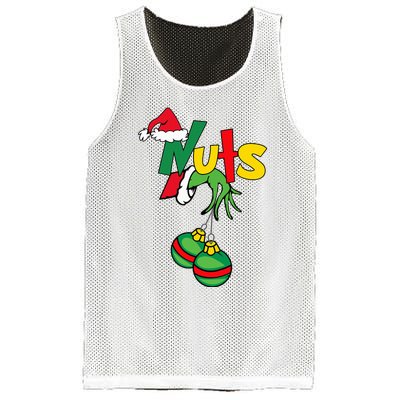 Chest Nuts Matching Chestnuts Funny Christmas Couples Nuts Mesh Reversible Basketball Jersey Tank