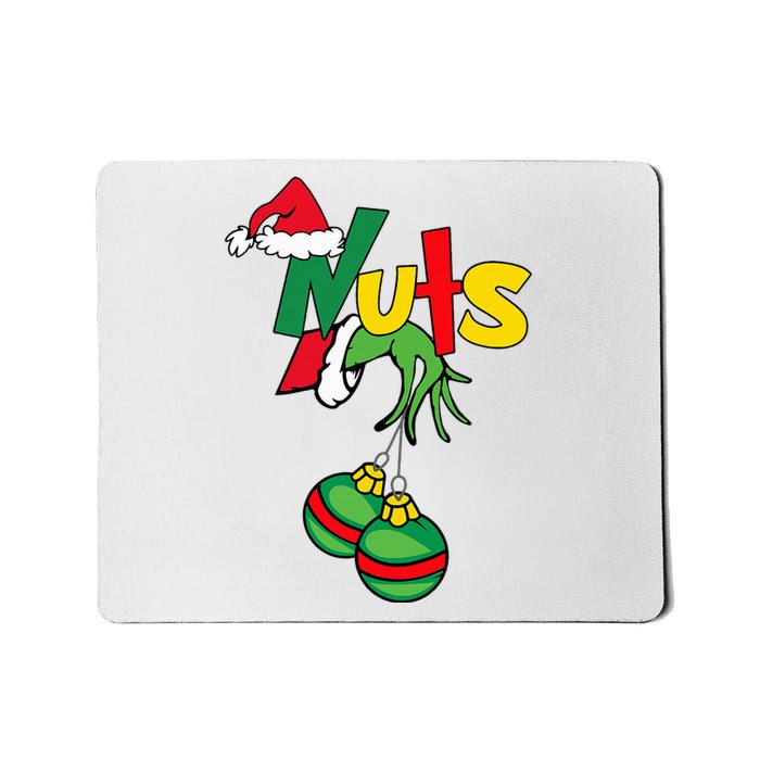 Chest Nuts Matching Chestnuts Funny Christmas Couples Nuts Mousepad