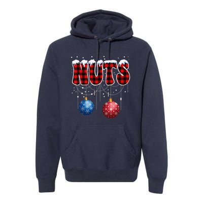 Chest Nuts Matching Chestnuts Funny Christmas Couples Nuts Premium Hoodie