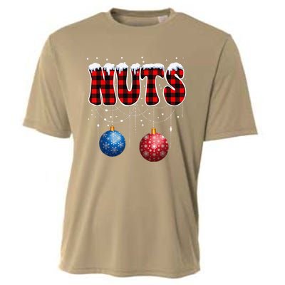 Chest Nuts Matching Chestnuts Funny Christmas Couples Nuts Cooling Performance Crew T-Shirt