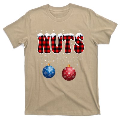 Chest Nuts Matching Chestnuts Funny Christmas Couples Nuts T-Shirt