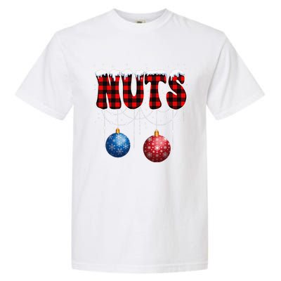 Chest Nuts Matching Chestnuts Funny Christmas Couples Nuts Garment-Dyed Heavyweight T-Shirt