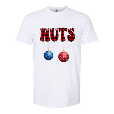 Chest Nuts Matching Chestnuts Funny Christmas Couples Nuts Softstyle CVC T-Shirt