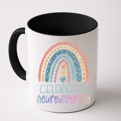 Celebrate Neurodiversity Mental Health Autism Awareness Cute Gift Mug