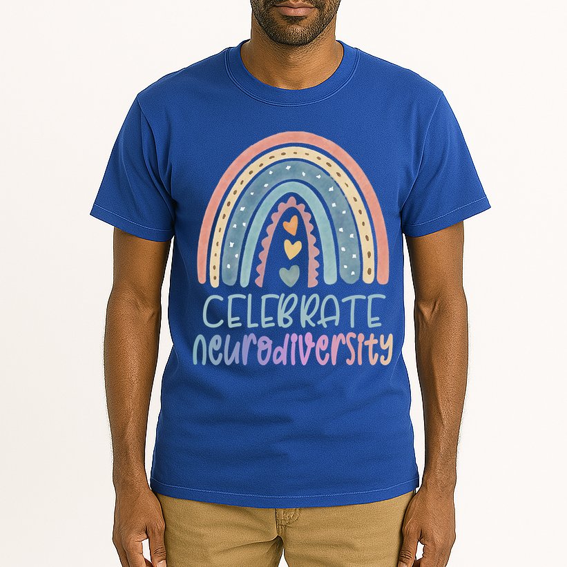 Celebrate Neurodiversity Mental Health Autism Awareness Cute Gift Tall T-Shirt