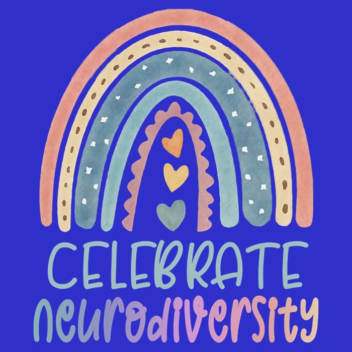 Celebrate Neurodiversity Mental Health Autism Awareness Cute Gift V-Neck T-Shirt