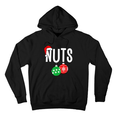 Chest Nuts Matching Chestnuts Funny Christmas Couples Nuts Hoodie