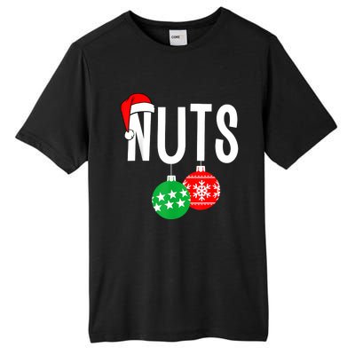 Chest Nuts Matching Chestnuts Funny Christmas Couples Nuts Tall Fusion ChromaSoft Performance T-Shirt