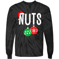 Chest Nuts Matching Chestnuts Funny Christmas Couples Nuts Tie-Dye Long Sleeve Shirt