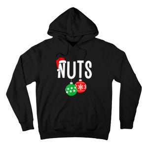 Chest Nuts Matching Chestnuts Funny Christmas Couples Nuts Tall Hoodie