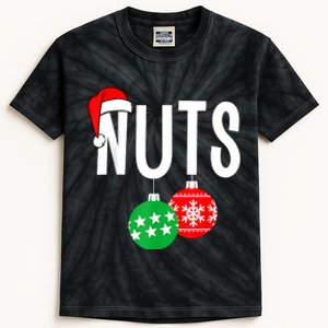 Chest Nuts Matching Chestnuts Funny Christmas Couples Nuts Kids Tie-Dye T-Shirt