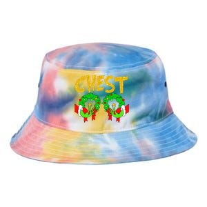 Chest Nuts Matching Chestnuts Funny Christmas Couples Chest Tie Dye Newport Bucket Hat