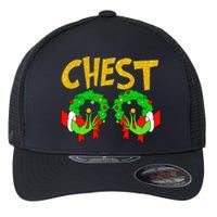 Chest Nuts Matching Chestnuts Funny Christmas Couples Chest Flexfit Unipanel Trucker Cap