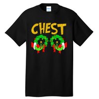 Chest Nuts Matching Chestnuts Funny Christmas Couples Chest Tall T-Shirt