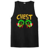 Chest Nuts Matching Chestnuts Funny Christmas Couples Chest PosiCharge Competitor Tank