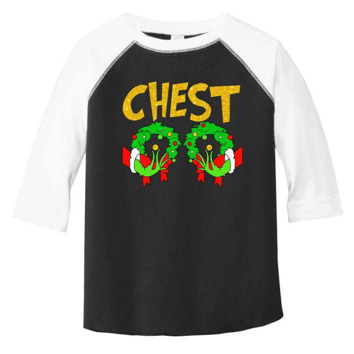 Chest Nuts Matching Chestnuts Funny Christmas Couples Chest Toddler Fine Jersey T-Shirt