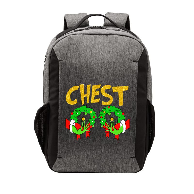 Chest Nuts Matching Chestnuts Funny Christmas Couples Chest Vector Backpack