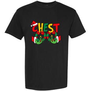 Chest Nuts Matching Chestnuts Funny Christmas Couples Nuts Garment-Dyed Heavyweight T-Shirt