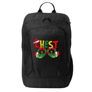 Chest Nuts Matching Chestnuts Funny Christmas Couples Nuts City Backpack