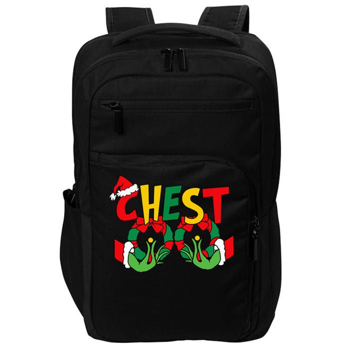 Chest Nuts Matching Chestnuts Funny Christmas Couples Nuts Impact Tech Backpack