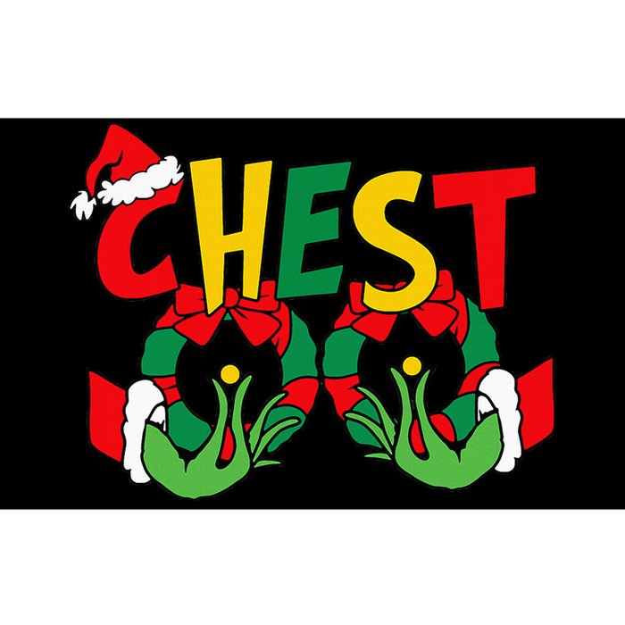 Chest Nuts Matching Chestnuts Funny Christmas Couples Nuts Bumper Sticker