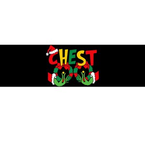 Chest Nuts Matching Chestnuts Funny Christmas Couples Nuts Bumper Sticker