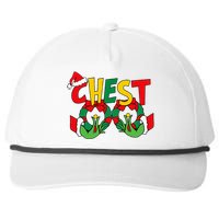 Chest Nuts Matching Chestnuts Funny Christmas Couples Nuts Snapback Five-Panel Rope Hat