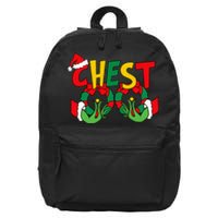 Chest Nuts Matching Chestnuts Funny Christmas Couples Nuts 16 in Basic Backpack