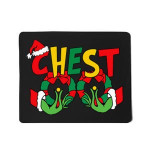 Chest Nuts Matching Chestnuts Funny Christmas Couples Nuts Mousepad