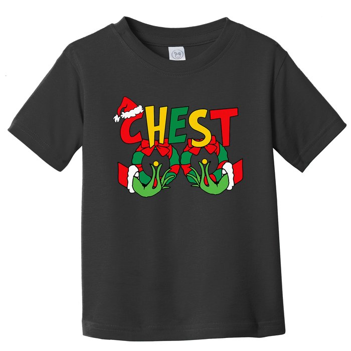 Chest Nuts Matching Chestnuts Funny Christmas Couples Nuts Toddler T-Shirt