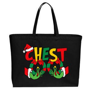 Chest Nuts Matching Chestnuts Funny Christmas Couples Nuts Cotton Canvas Jumbo Tote