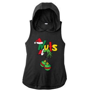 Chest Nuts Matching Chestnuts Funny Christmas Couples Nuts Ladies PosiCharge Tri-Blend Wicking Draft Hoodie Tank